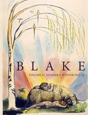 Blake/An Illustrated Quarterly vol. 51, no. 3 (winter 2017-18)
