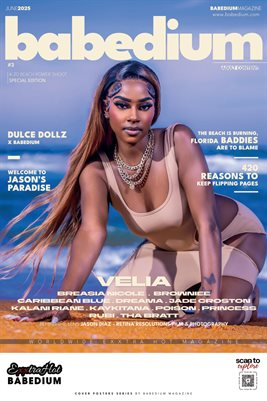 VELIA EXCLUSIVE ISSUE - BABEDIUM MAGAZINE COVER POSTER