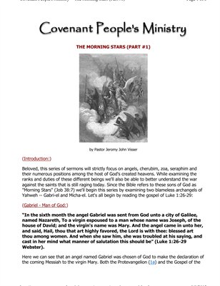 Morning Stars, The (Part #1)