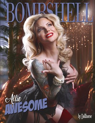 BOMBSHELL Magazine September 2026 - Allie Awesome Cover