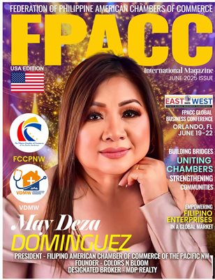May Deza Dominguez on the Cover of FPACC  June 2025 issue...