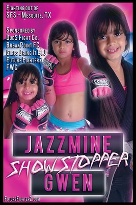 Jazzmine Gwen Pink/Blue - Poster