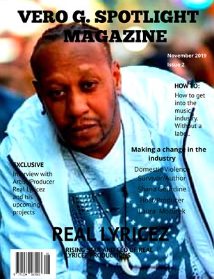 Vero G. Spotlight Magazine november issue