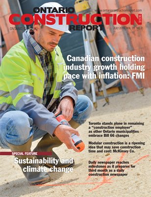 Ontario Construction Report (July 2019