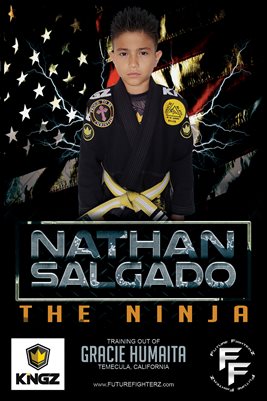 Nathan Salgado Caged Lightning USA Poster