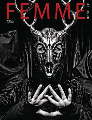 Femme Rebelle Magazine October 2025 - HALLOWEEN ISSUE - Drew Cunningham Cover