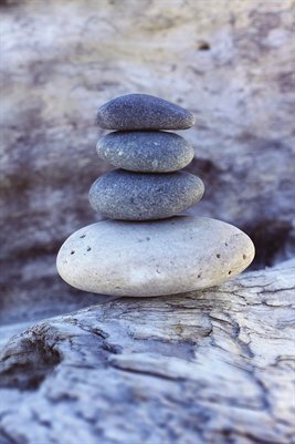 Stacked Stones I Print