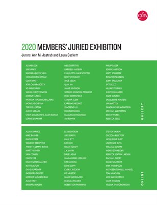 CPA 2020 Members Jury Exihibition