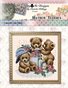 Hatbox Teddies Cross Stitch Pattern