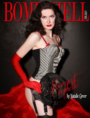 BOMBSHELL Magazine February 2021 - BOOK 2 - Margret Coquette Cover