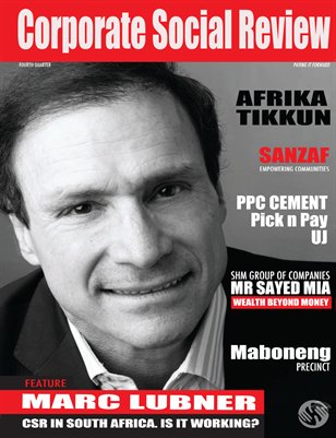 Corporate Social Review 3rd & 4th Quarter 2012