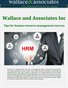 Wallace and Associates Inc: Tips for human resource management success