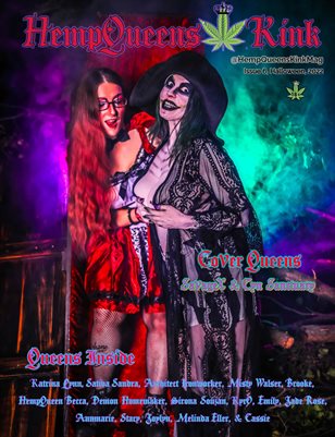 HempQueens Kink Magazine ~ Halloween ~ Issue 6 ~ Cyn Sanctuary & SavageX