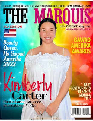 Kimberly Carter on the Cover of Marquis of Hollywood Magazine November 15, 2022 Issue