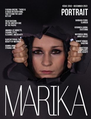 MARIKA MAGAZINE PORTRAIT  (ISSUE 3353 - DECEMBER)