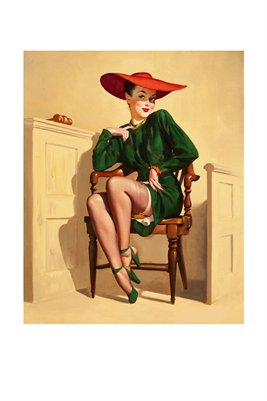 Pinup Girl Classic-The verdict was Wow 12x18