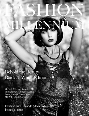 Fashion Millennium Model Magazine Black and White Edition 23