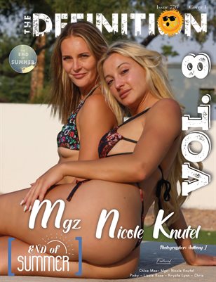 The Definition: Mgz-Nicole Knutel End of Summer vol 8 issue 776 Cover 1