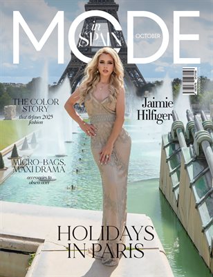 MODE IN SPAIN magazine October issue 2025 Jaimie