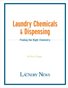 Laundry Chemicals & Dispensing: Finding the Right Chemistry
