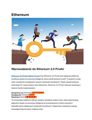  💰💸💵Ethereum 2.0 Proair Co To Jest-Ewolucja Ethereum: Przedstawiamy Ethereum 2.0 Proair Forum 💹💰💲💱!!