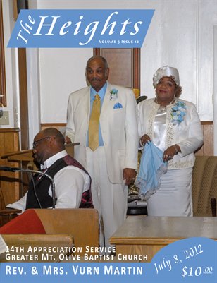 Volume 3 Issue 12 - 14th Appreciation Service Rev. & Mrs. Vurn Martin
