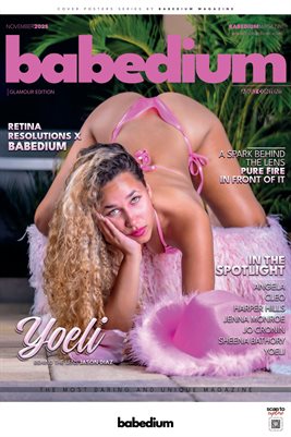YOELI THEME FREE ISSUE - BABEDIUM MAGAZINE COVER POSTER