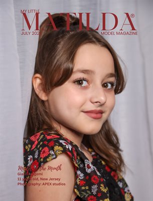 Matilda Model Magazine Cover Gianna Ingemi