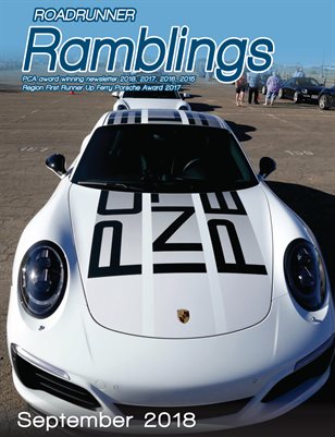 Roadrunner Ramblings, September 2018
