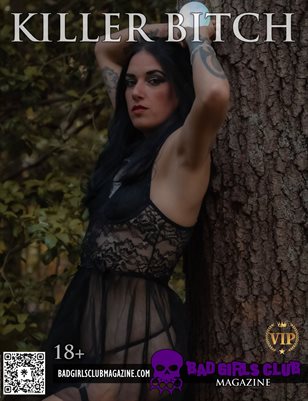Killer Bitch - Sexy Busty Petite Brunette Babe with Tattoos is One Wicked Witch Ready to Cast a Spell on You