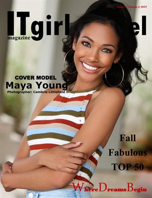 It Girl model magazine Issue 9 Volume 6 2019 Fall Fabulous Top 50