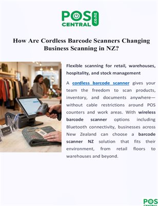 How are cordless barcode scanners changing business scanning in New Zealand? 