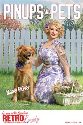 2026 Retro Lovely, PinupPets VOL-02,Mandi McIver Cover Poster