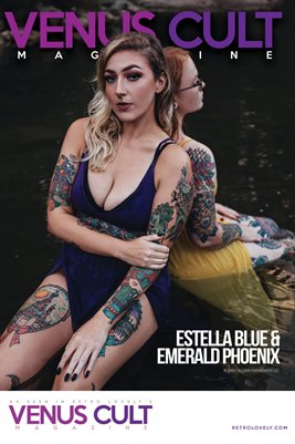 Venus Cult No.80 – Estella Blue and Emerald Phoenix Cover Poster