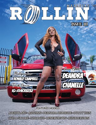 Rollin Magazine Issue 111 Cover Model Deandra Chanelle