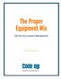 The Proper Equipment Mix: Self-Service Laundry Management