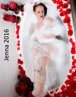 Jenna 2016 Nude Calendar