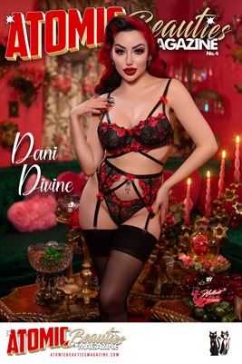 Atomic Beauties Magazine Dani Divine Poster Issue No. 4
