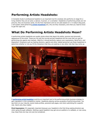 Darcey Stone Performing Artists Headshots in NYC & CT