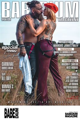 MISS LEEBEE & MARCUS JAMES RILEY SPECIAL ISSUE - BABEDIUM MAGAZINE COVER POSTER