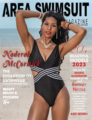 Area Swimsuit Magazine 2023 First Edition with Cover Model Naderah McCormick
