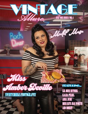 VINTAGE ALLURE MODEL MUSE ISSUE 8 VOL 4 MISS AMBER DEVILLE