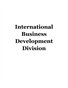International Business Development Division