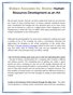 Wallace Associates Inc. Review: Human Resources Development as an Art