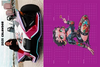 Betty Boop 1page Calendar