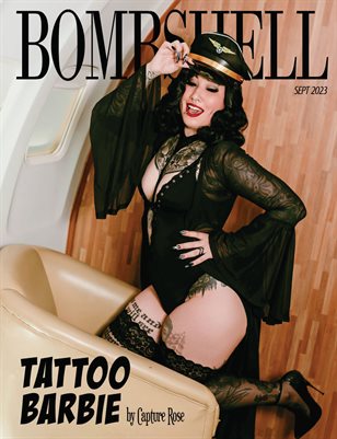 BOMBSHELL Magazine September 2023 - BOOK 2 Tattoo Barbie Cover