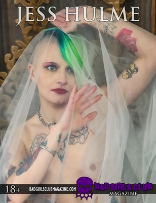 Jess Hulme - Sexy Busty Nude Naked British Punk Babe with Tattoos and Mowhawk Plays in Shear Just for You