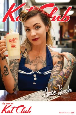 Kat Club No.58 – Amber Brooke Cover Poster