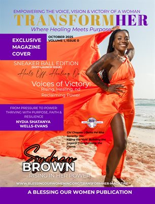 TransformHER Magazine – October 2025 Issue: Heels Off, Healing On (DV Awareness Edition)