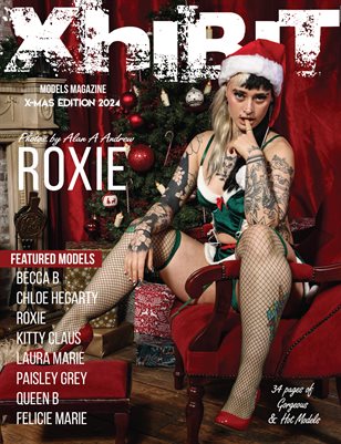 Xhibit Mag X-Mas Edition 2024 Front Cover Model: Roxie